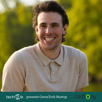 tech2b presents GREENTECH Startup Carbony